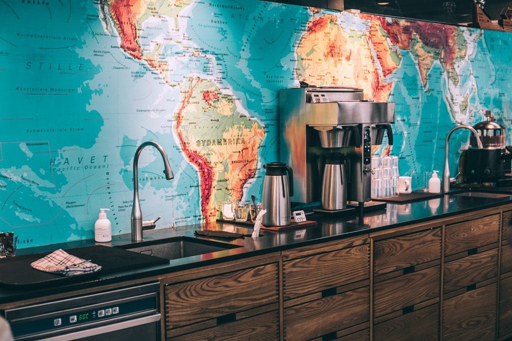 Coffee bar at the office or at home