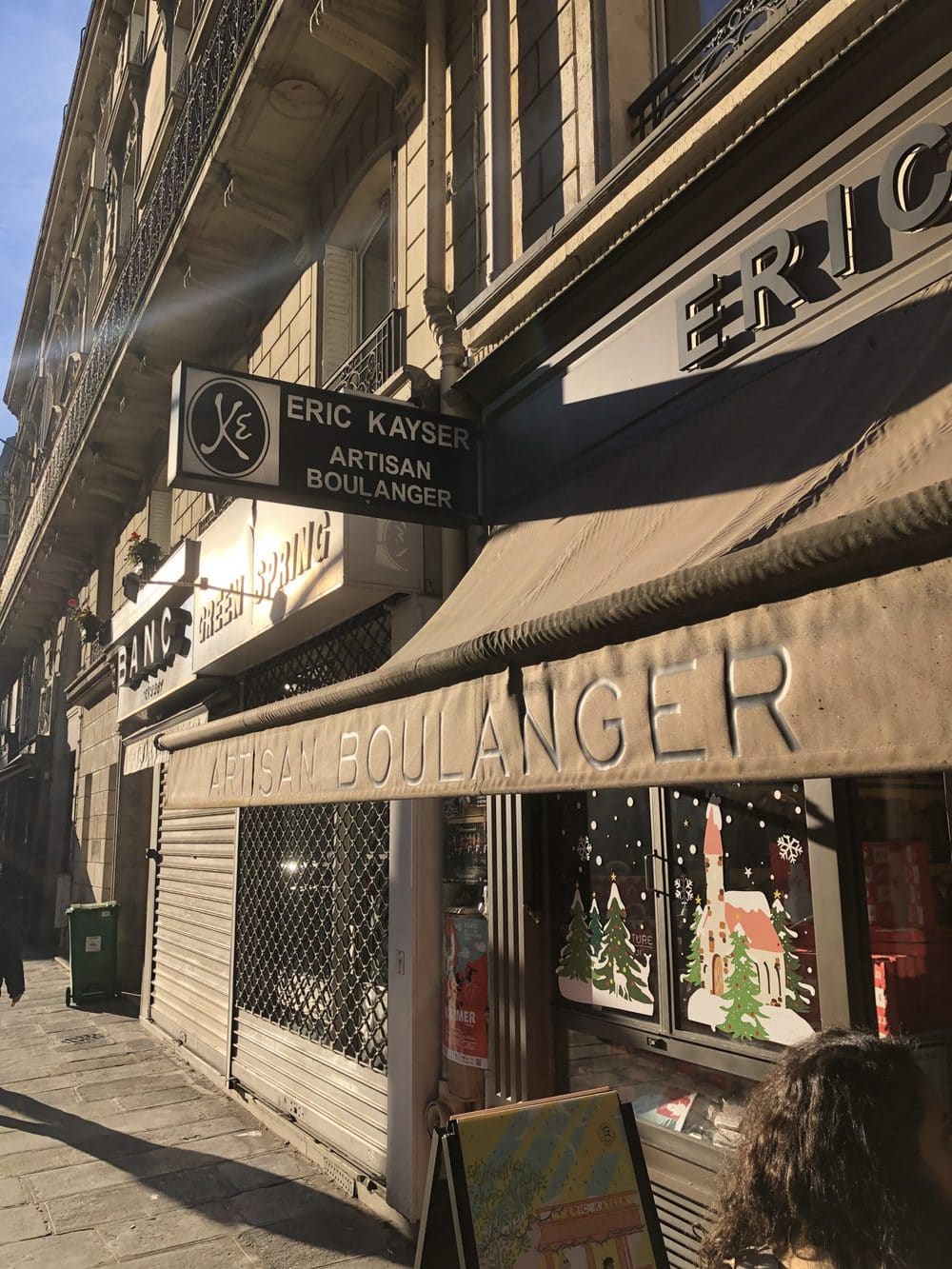 Eric Kayser Café in Paris. Front